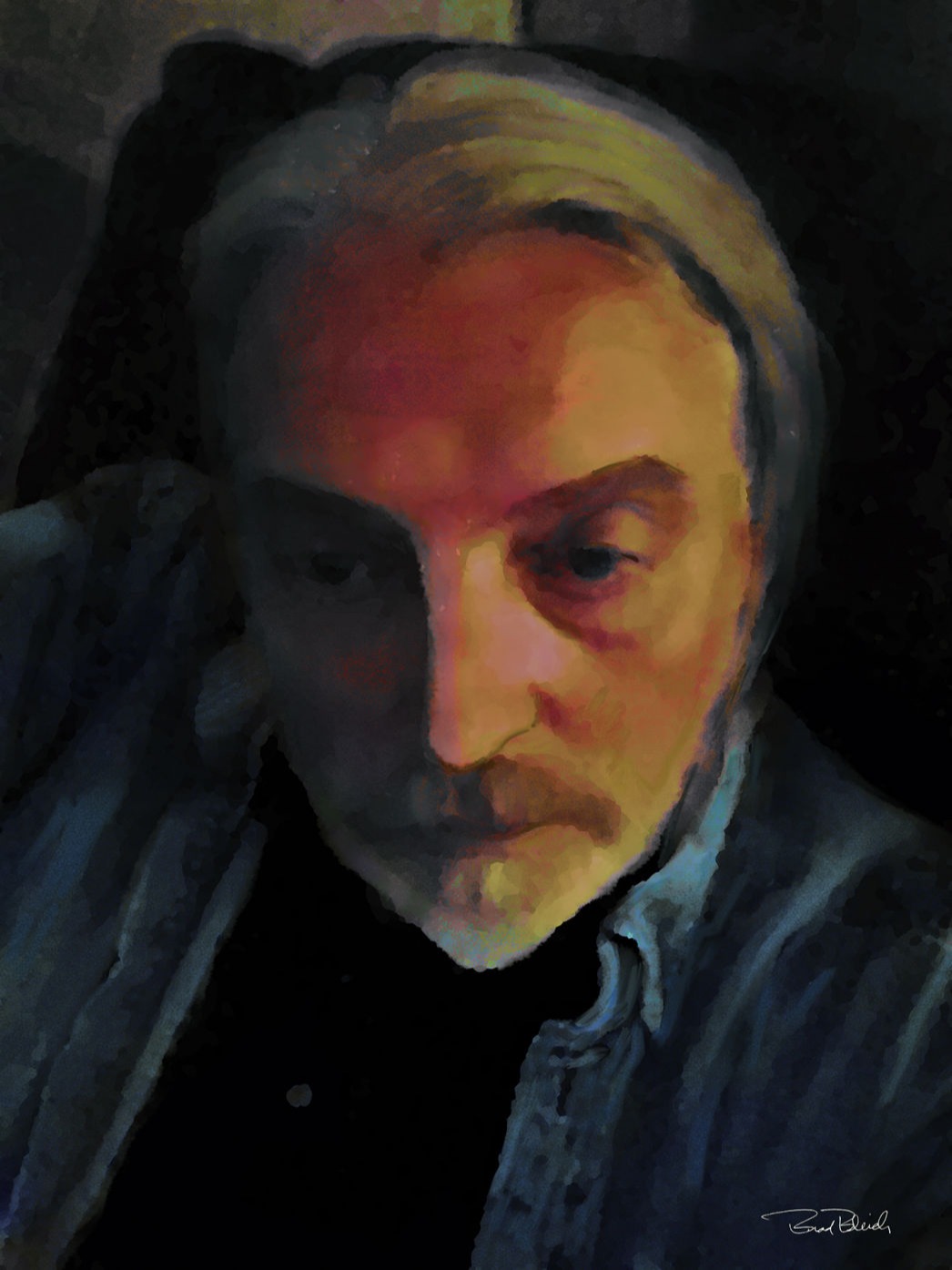 Brad C. Bleich Self Portrait 2019