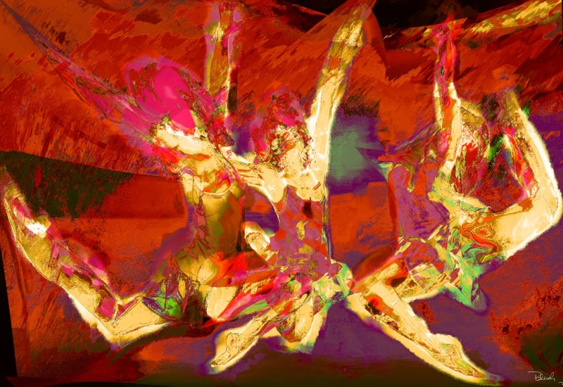 Three Dancers #2 64X44 